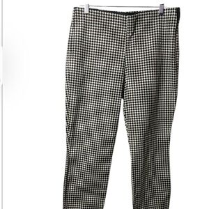🎀 NWT Black and White Houndstooth Pants Odl Navy SZ 10